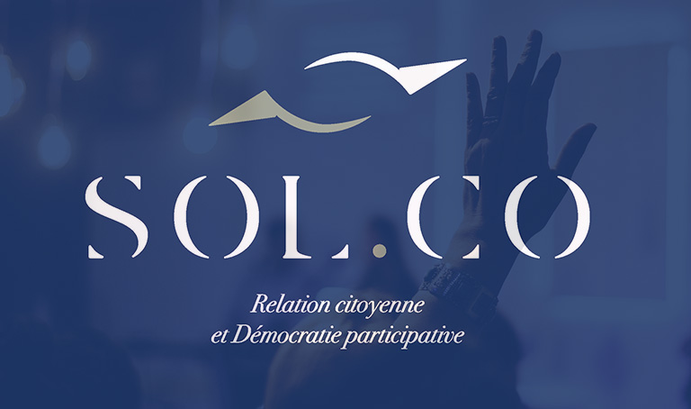 Création de site et identité visuelle pour SOL.CO